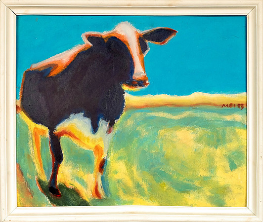 MAIE MEI "Mullikas" 2003 (50x59 cm, õli, papp)