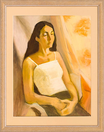 KRISTEL KAUPMEES "Malbe" 2007 (59x45 cm, õli, papp)