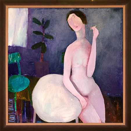 EVI GAILIT "Sorry" 2011 (50x50 cm, õli, lõuend)