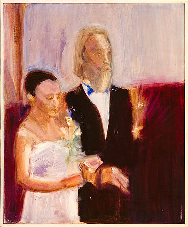 MEELI MEDNIS "Paar" 2012 (60x50 cm, õli, lõuend)
