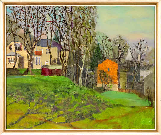 MARTTI RUUS "Metsik Karlova" 2016 (50x60 cm, õli, HDF)