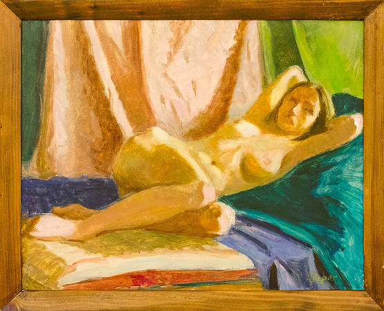 ANDRES SAPAR "Diiva" 1997 (39x50 cm, õli, papp)