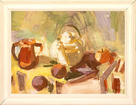 MAIRE AARSALU "Ärakuivanud avokaadod" 2016 (35x48, guašš, paber)