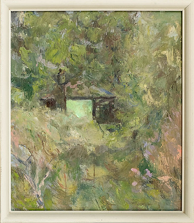 ANGELA REIDLA "Kevad aias II" 2016 (35x30 cm, õli, papp)