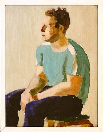 MAIT METSPALU "Urmas" 1994 (49x38 cm, õli, papp)