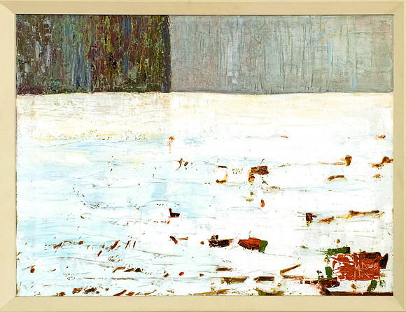 MARTTI RUUS "Lumekiht on õhuke" 2015 (60x80 cm, õli, lõuend)