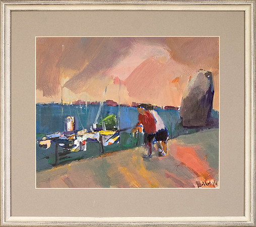 LEMME HALDRE "Janune päev" 2014 (24x29 cm, õli, papp)