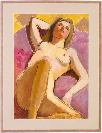 KAUPO MUUG "Akt" 1990 (63x45 cm, õli, lõuend)